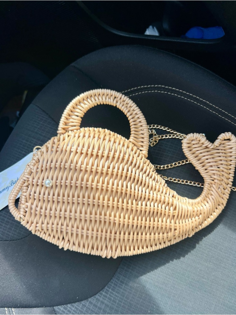 Viral Tommy Bahama Wicker Woven Whale Purse